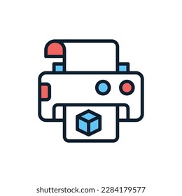 Brand Print icon in vector. Illustration