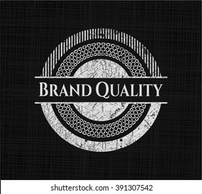 Brand Quality on blackboard