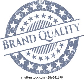 Brand Quality rubber stamp