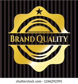 Brand Quality shiny emblem