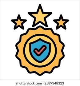 Brand Reputation Icon Element For Design