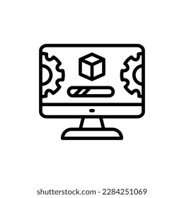 Brand Software icon in vector. Illustration