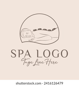 Brand Spa logo, company logo design ideas, vector illustration