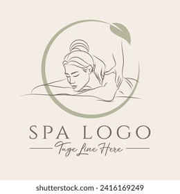 Brand Spa logo, company logo design ideas, vector illustration