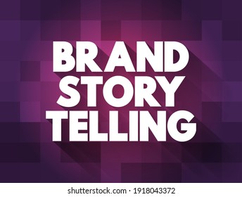 Brand Story Telling Text Quote, Concept Background