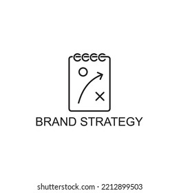 Brand Strategy Icon , Marketing Icon