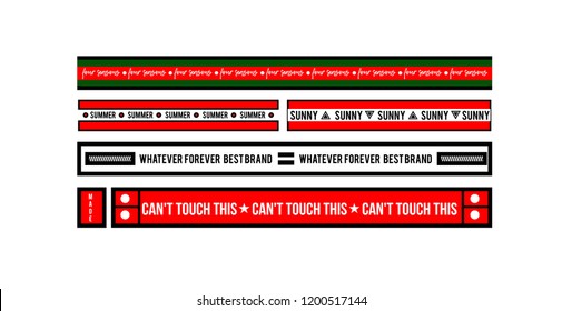 Brand Strip,t shirt graphic design, vector artistic illustration graphic style, vector, poster, slogan.