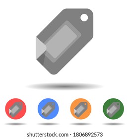 Logo del vector de etiqueta de marca aislado en segundo plano