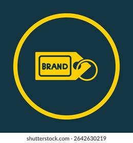 Brand tag trendy vector art design beautiful amazing design colorful useful illustration.eps