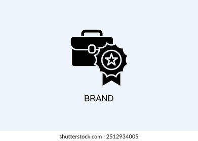 Icono de Vector de marca o ilustración de logotipo
