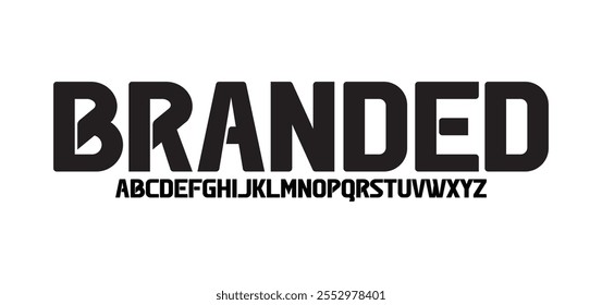 Branded minimal tech font letter set. Luxury vector typeface for company. Modern gaming fonts logo design.
