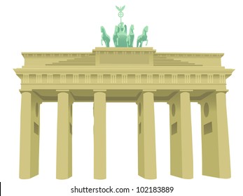 Brandenburg gate in Berlin