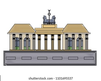 Brandenburg gate design