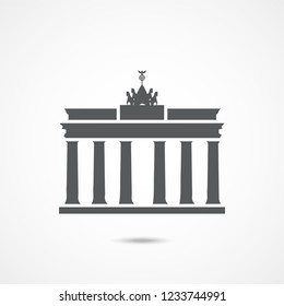 Brandenburg gate icon