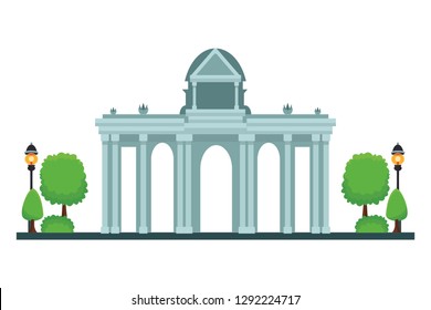 brandenburg gate icon
