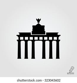 Brandenburg gate icon