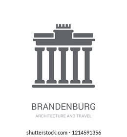 Brandenburg icon. Trendy Brandenburg logo concept on white background from Architecture and Travel collection. Suitable for use on web apps, mobile apps and print media.