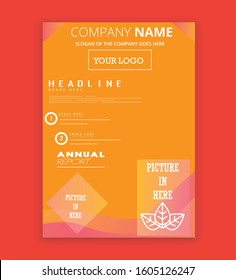 branding or background.Bright vector cover illustration design eps 10
