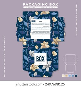 Diseño de Plantilla de embalaje de caja de marca 52