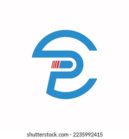 Branding Company Identity Modern Luxury logo design Letter of PC