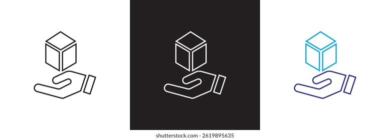 Branding and corporate identity icon. Vector for websites, mobile interfaces, presentations, banner, visual branding etc. Vector illustration. isolated on white and black background. EPS 10