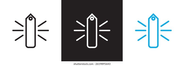 Icono de marca e identidad corporativa. Vector para Sitios web, interfaces móviles, presentaciones, Anuncio, imagen de marca, etc. Ilustración vectorial. aislado en el fondo blanco y negro. EPS 10