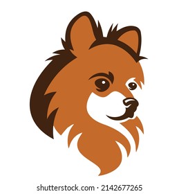 branding dog icon illustration logo vector eps