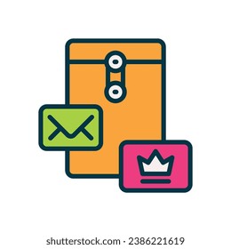 branding filled color icon. vector icon for your website, mobile, presentation, and logo design.