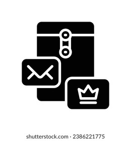 icono de glifo de marca. icono vector para tu sitio web, móvil, presentación y diseño de logotipo.