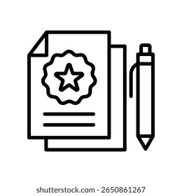Vektorgrafik der Markenlinie