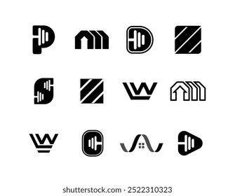 Branding icon set. Containing marketing, product, brand value, design, logo, brand development, social media, advertising and loyal customers icons. Solid icon