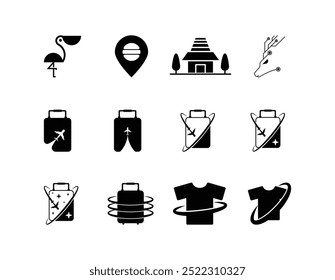 Branding icon set. Containing marketing, product, brand value, design, logo, brand development, social media, advertising and loyal customers icons. Solid icon