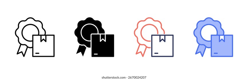 Branding icon set multiple style collection