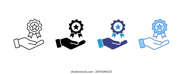 Branding icon set multiple style collection