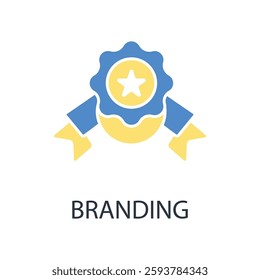branding icon. vector.Editable stroke.linear style sign for use web design,logo.Symbol illustration.