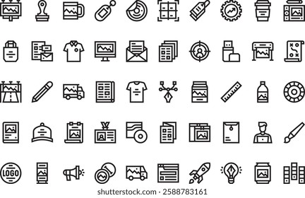 Branding icons High-Quality Vector Icons Collection with Editable Stroke. Ideal for Professional and Creative Projects.