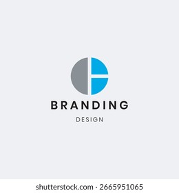 Identidade da marca "CB" design de logotipo criativo