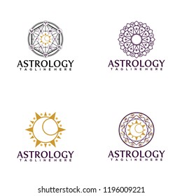 Branding Identity Corporate Astrology vector logo design