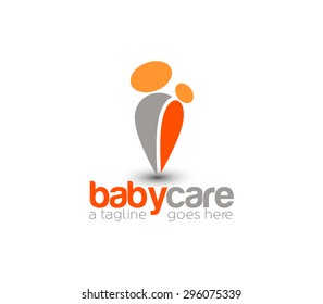 Branding Identity Corporate Baby Care Vector Logo Design 