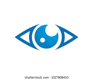 Branding Identity Corporate Eye Care vector logo design