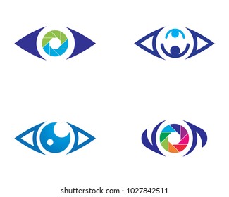 Branding Identity Corporate Eye Care vector logo design