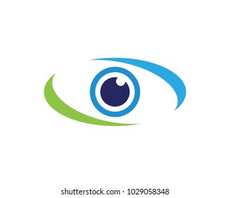 Branding Identity Corporate Eye Care vector logo design