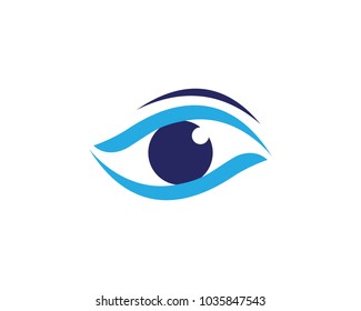 Branding Identity Corporate Eye Care vector logo design