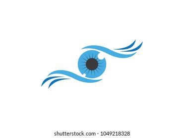 Branding Identity Corporate Eye Care vector logo design