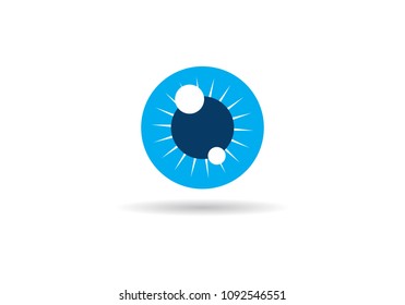 Branding Identity Corporate Eye Care vector logo design