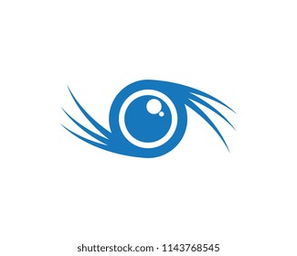 Branding Identity Corporate Eye Care vector logo design
