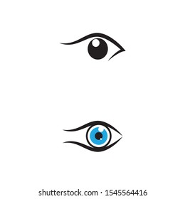 Branding Identity Corporate Eye Care vector logo design
