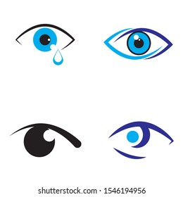 Branding Identity Corporate Eye Care vector logo design