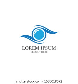 Branding Identity Corporate Eye Care vector logo design