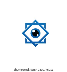 Branding Identity Corporate Eye Care vector logo design